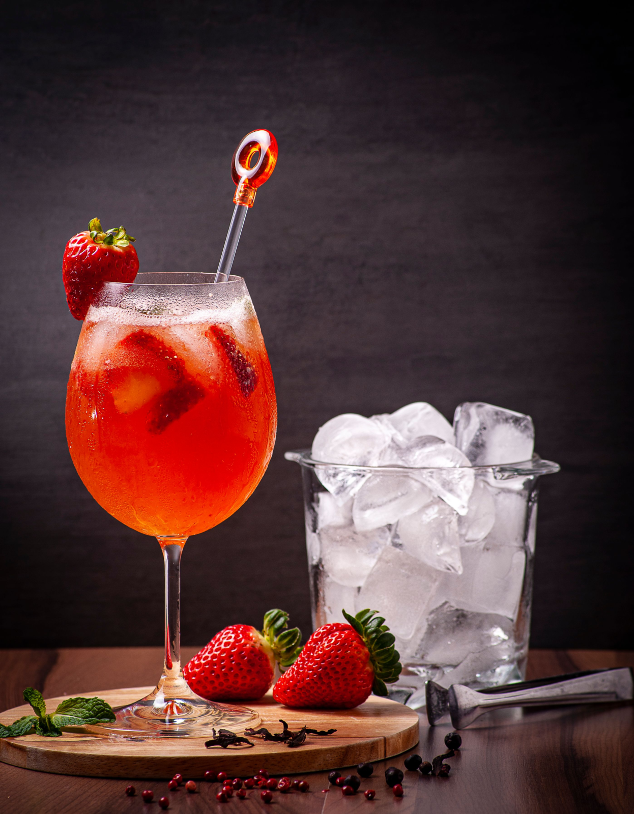 Strawberry Mint Spritz